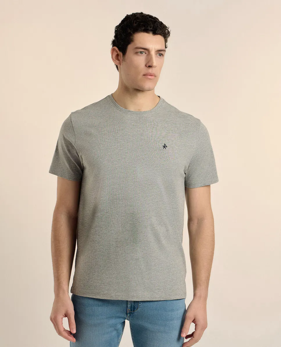 Классическая однотонная мужская футболка с коротким рукавом Valecuatro, серый
Классическая однотонная мужская футболка с коротким рукавом Valecuatro, серый