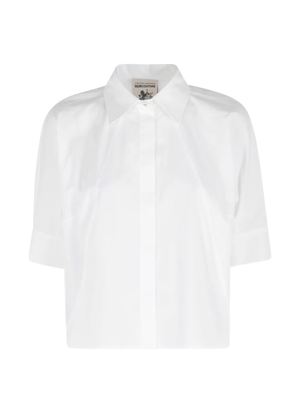 Рубашка Clara с короткими рукавами Semicouture, белый
Рубашка Clara с короткими рукавами Semicouture, белый