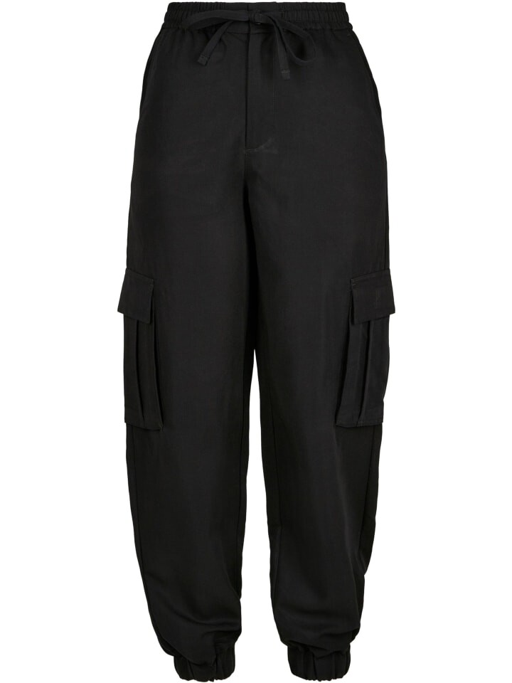 Брюки-карго Urban Classics, черный 
Брюки-карго Urban Classics, черный