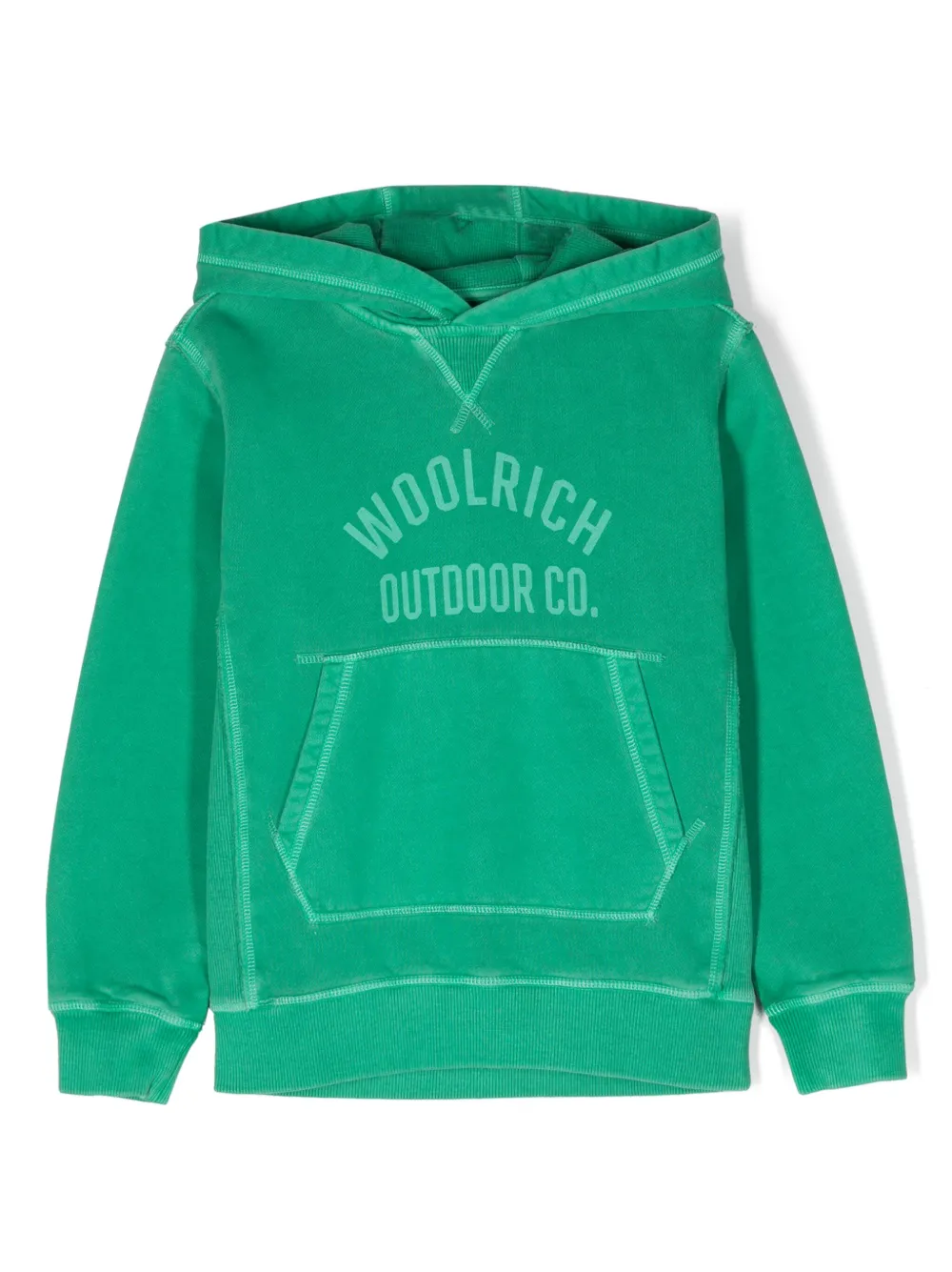 Худи с логотипом Woolrich Kids, зеленый 
Худи с логотипом Woolrich Kids, зеленый