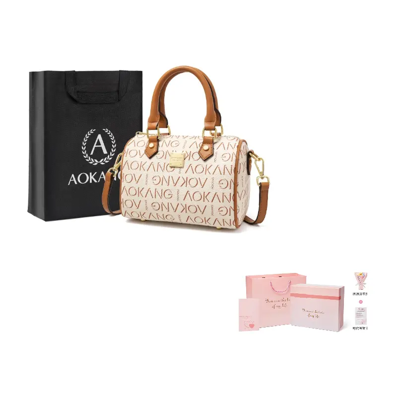 AOKANG Мамина сумка из ПВХ Бостонская сумка Наплечная сумка Через плечо Женская сумка Средний размер Кожаный шарм Кофе Экрю, Ecru-3327
AOKANG Мамина сумка из ПВХ Бостонская сумка Наплечная сумка Через плечо Женская сумка Средний размер Кожаный шарм Кофе Экрю, Ecru-3327