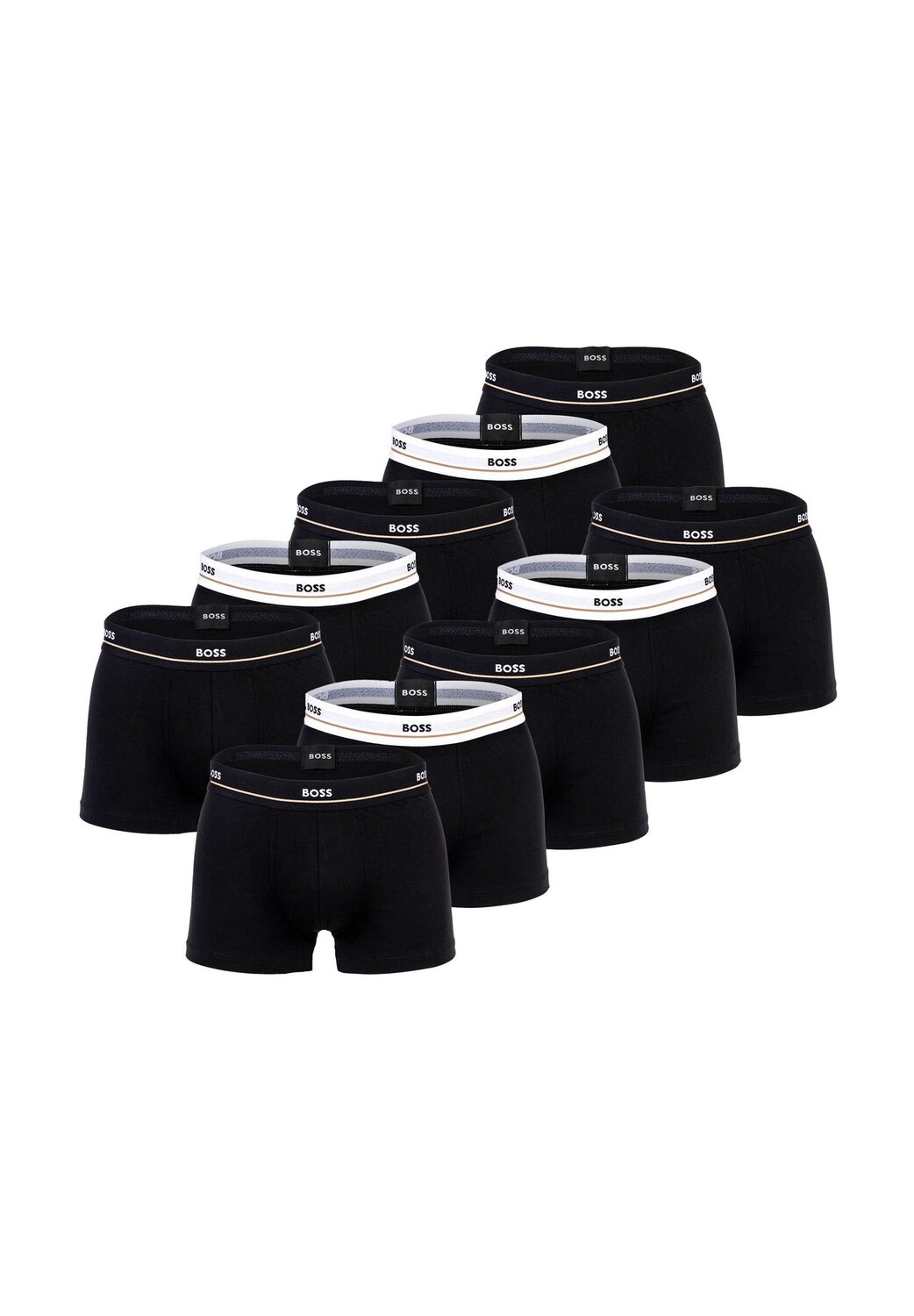 Мужские плавки, 10 шт. в упаковке - Essential, шорты-боксеры, хлопок стрейч, логотип BOSS, черный
Мужские плавки, 10 шт. в упаковке - Essential, шорты-боксеры, хлопок стрейч, логотип BOSS, черный