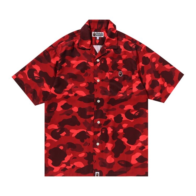 Рубашка BAPE Color Camo Ape Head One Point Shirt, красный
Рубашка BAPE Color Camo Ape Head One Point Shirt, красный