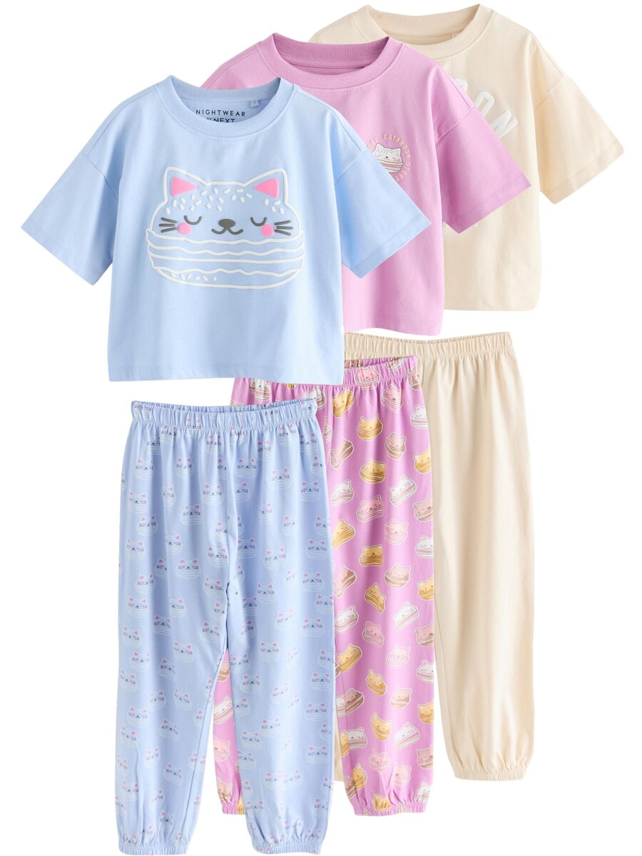 Пижама Next, небесно-голубой/светло-желтый/розовый
Пижама Next, небесно-голубой/светло-желтый/розовый