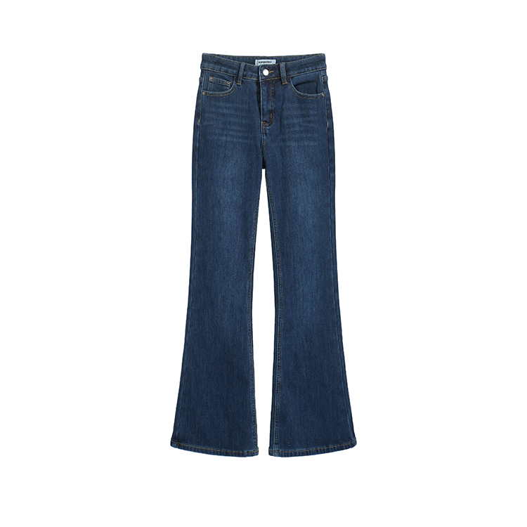 MOMMANWA Джинсы женские синие умеренно расклешенные
MOMMANWA Джинсы женские синие умеренно расклешенные