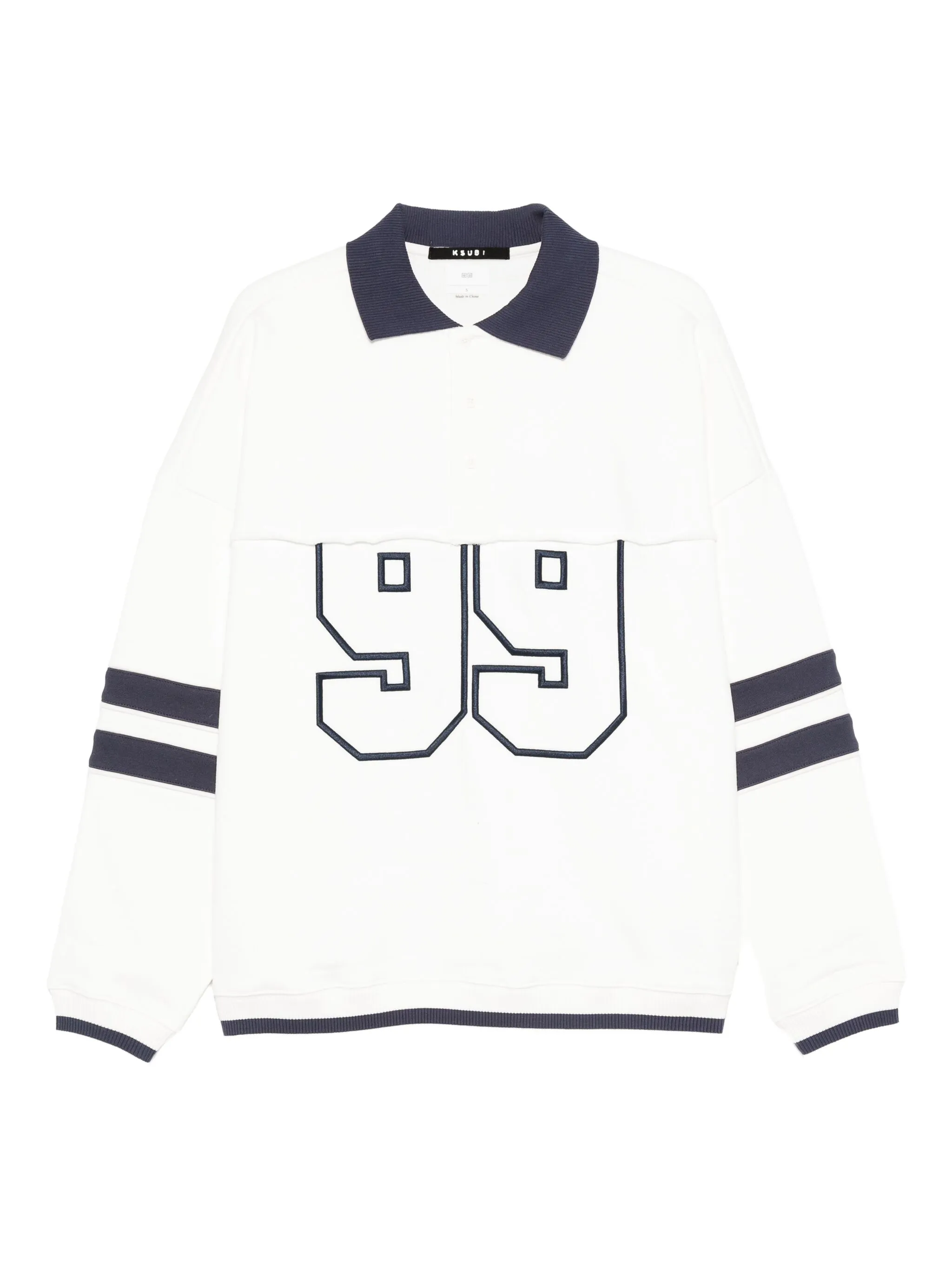 Толстовка 99 Boyfriend с воротником поло Ksubi, белый
Толстовка 99 Boyfriend с воротником поло Ksubi, белый