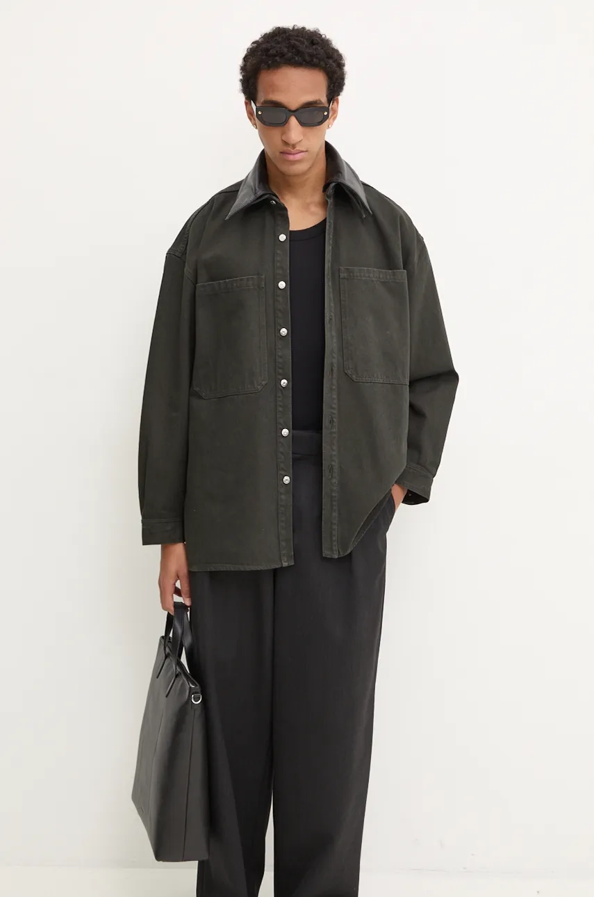 Рубашка BEAUX из хлопка Nanushka, зеленый
Рубашка BEAUX из хлопка Nanushka, зеленый