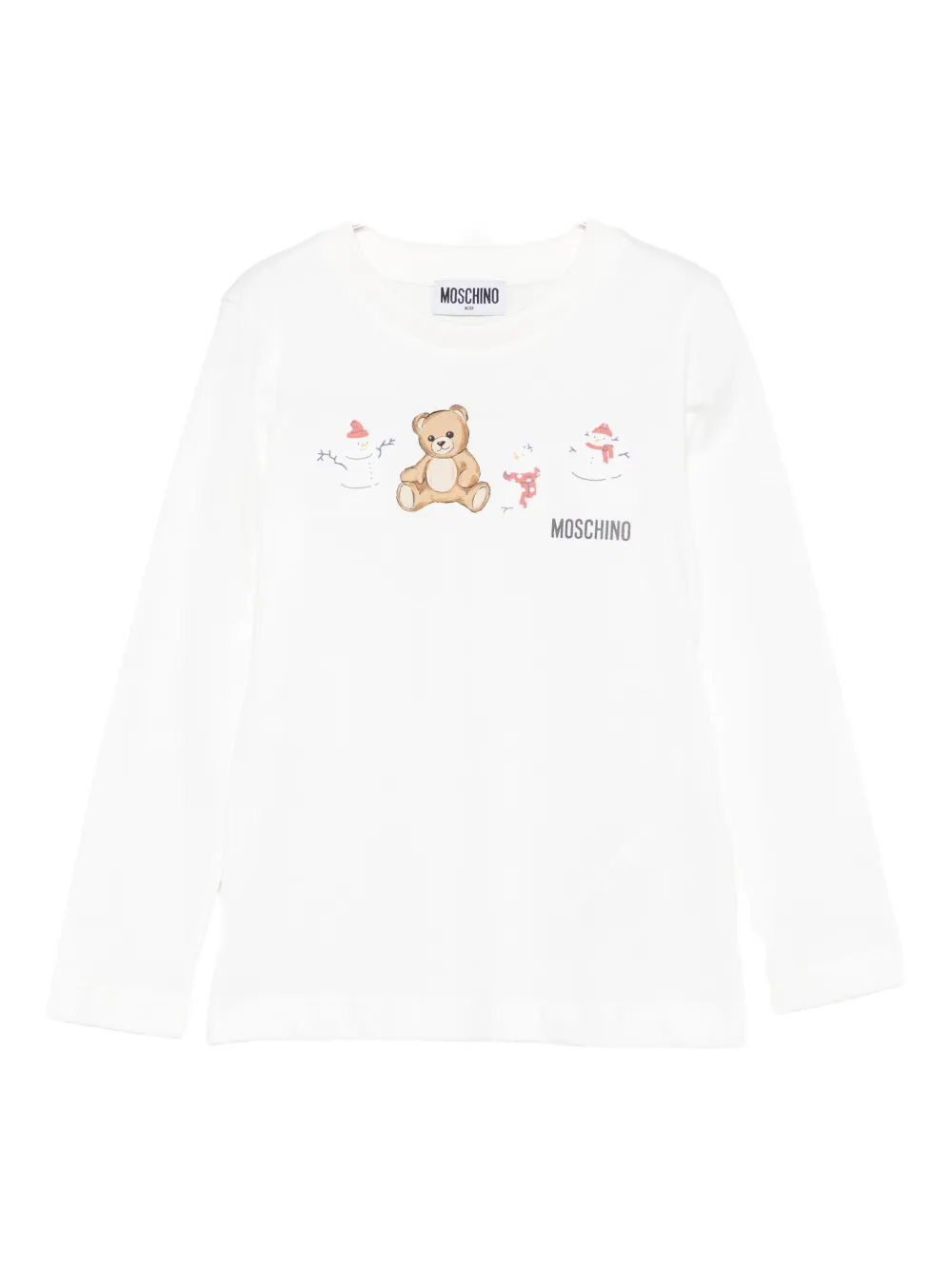 Футболка с принтом плюшевого мишки Moschino Kids, белый
Футболка с принтом плюшевого мишки Moschino Kids, белый