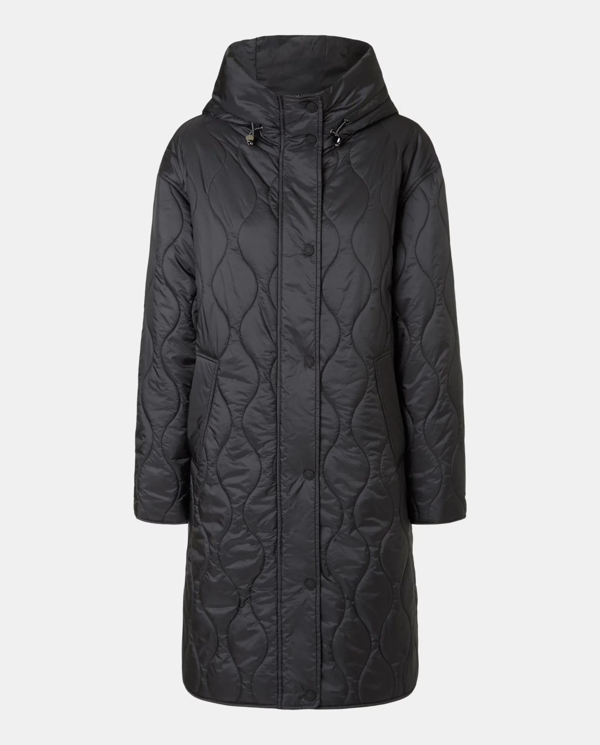 Женское длинное гладкое пуховое пальто Southern Cotton, цвет Plomo 
Женское длинное гладкое пуховое пальто Southern Cotton, цвет Plomo