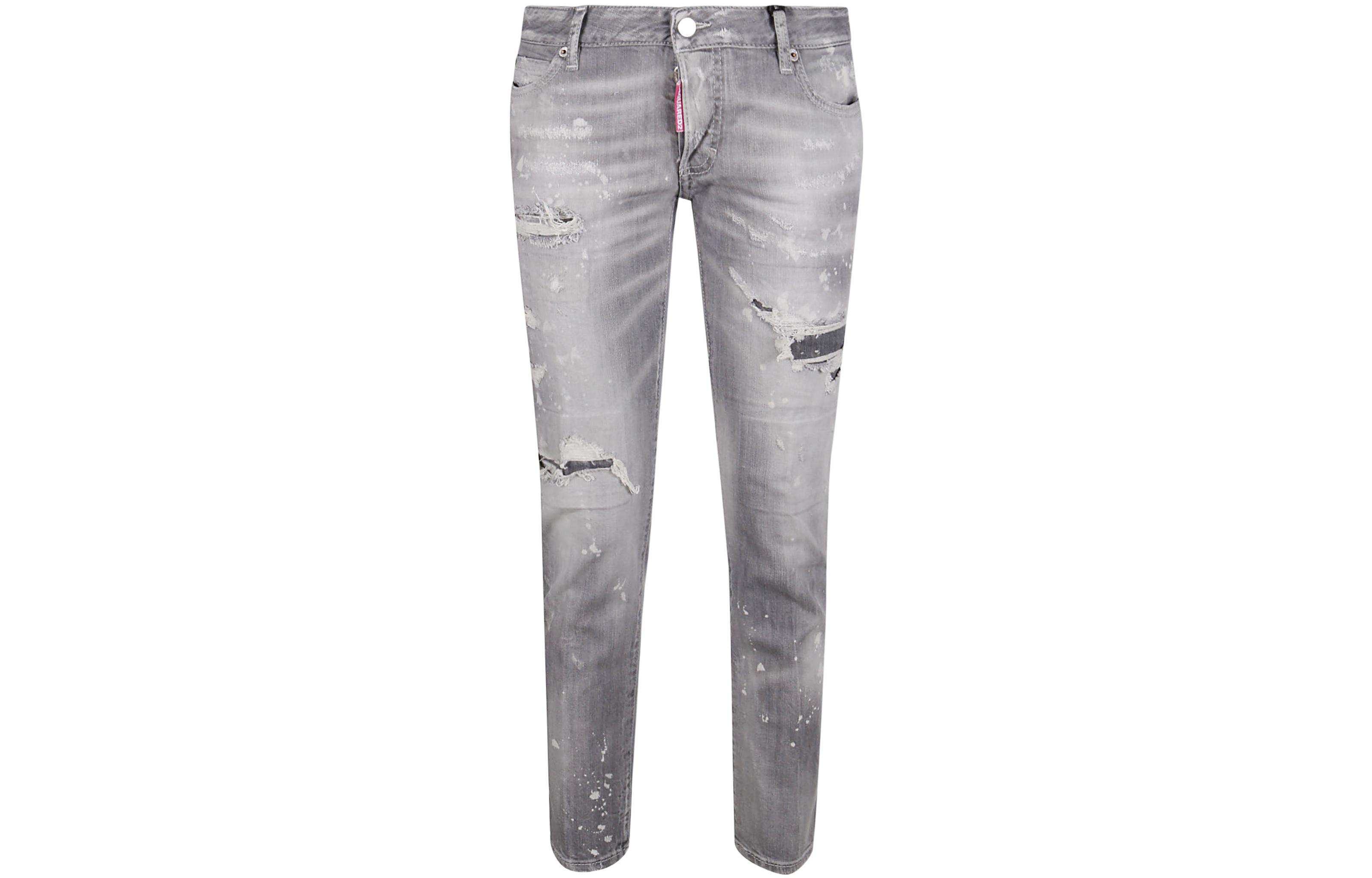 Джинсы Jennifer Cropped с эффектом потертости DSQUARED 2, серый
Джинсы Jennifer Cropped с эффектом потертости DSQUARED 2, серый