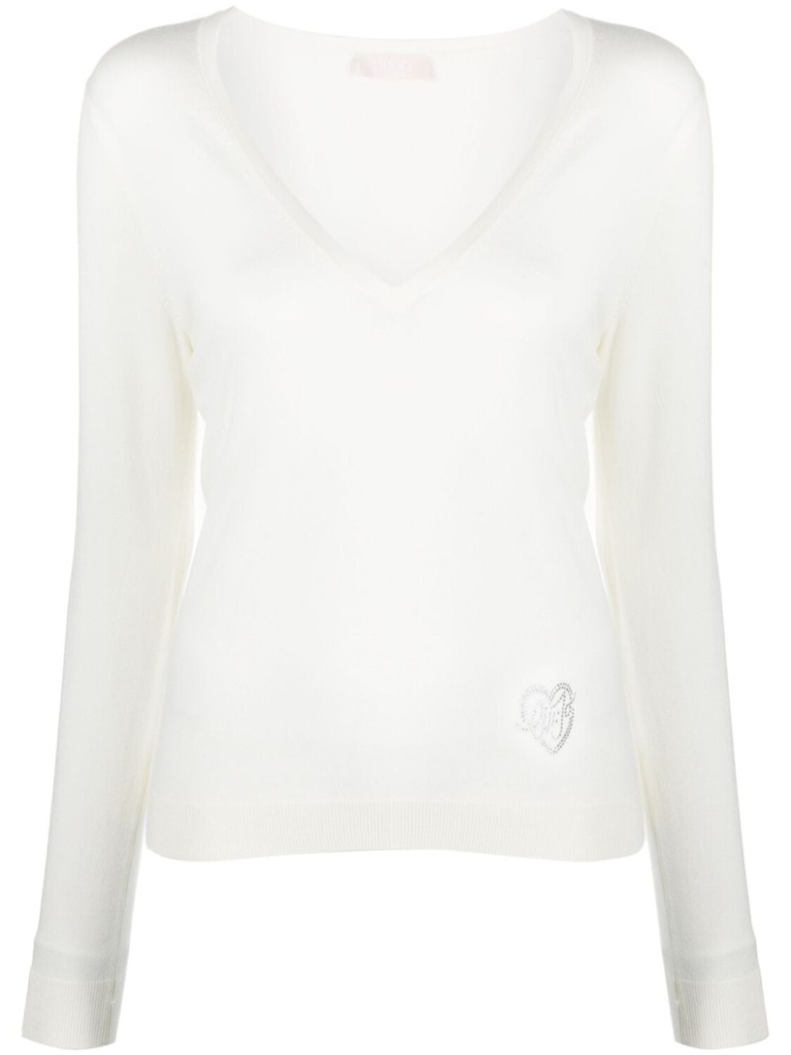 LIU JO джемпер с логотипом, белый 
LIU JO джемпер с логотипом, белый