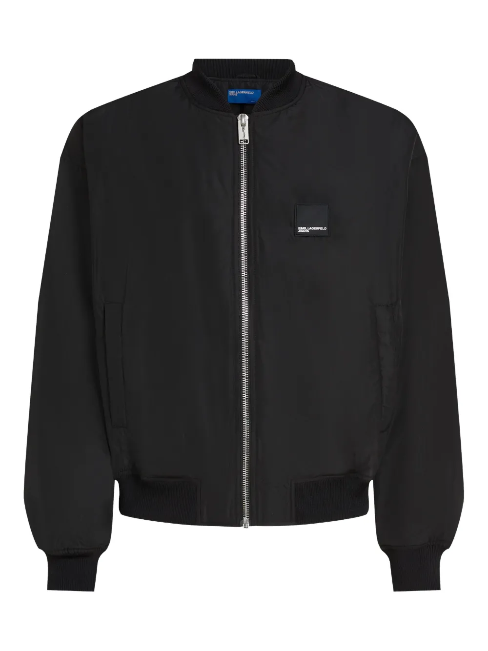 Бомбер на молнии с нашивкой-логотипом Karl Lagerfeld Jeans, черный
Бомбер на молнии с нашивкой-логотипом Karl Lagerfeld Jeans, черный
