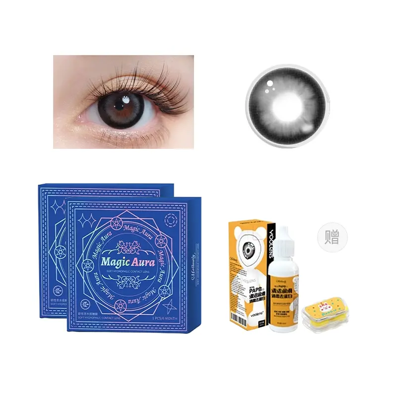 Контактные линзы Magic Series большого диаметра на полгода 1 шт * 2 упаковки с футляром и раствором для ухода YOOLENS
Контактные линзы Magic Series большого диаметра на полгода 1 шт * 2 упаковки с футляром и раствором для ухода YOOLENS