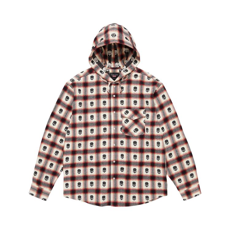 Рубашка-фланель с капюшоном Supreme x Number (N)Ine, белый
Рубашка-фланель с капюшоном Supreme x Number (N)Ine, белый