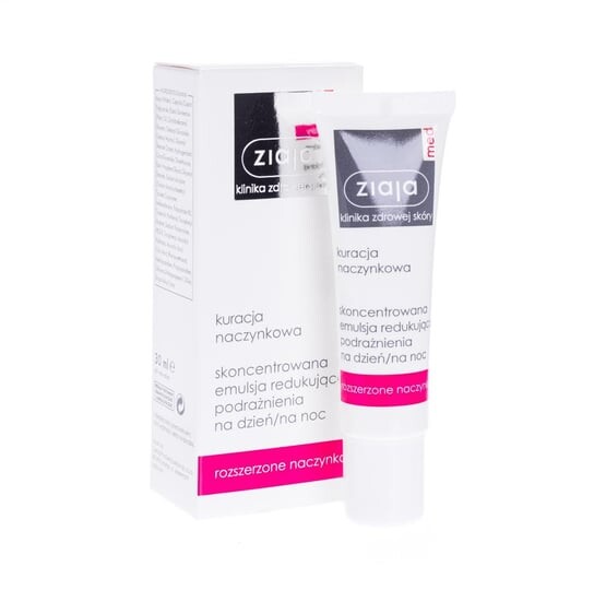 Концентрированная эмульсия, уменьшающая раздражение, для дня и ночи, 30 мл Ziaja, Med Vascular Treatment
Концентрированная эмульсия, уменьшающая раздражение, для дня и ночи, 30 мл Ziaja, Med Vascular Treatment