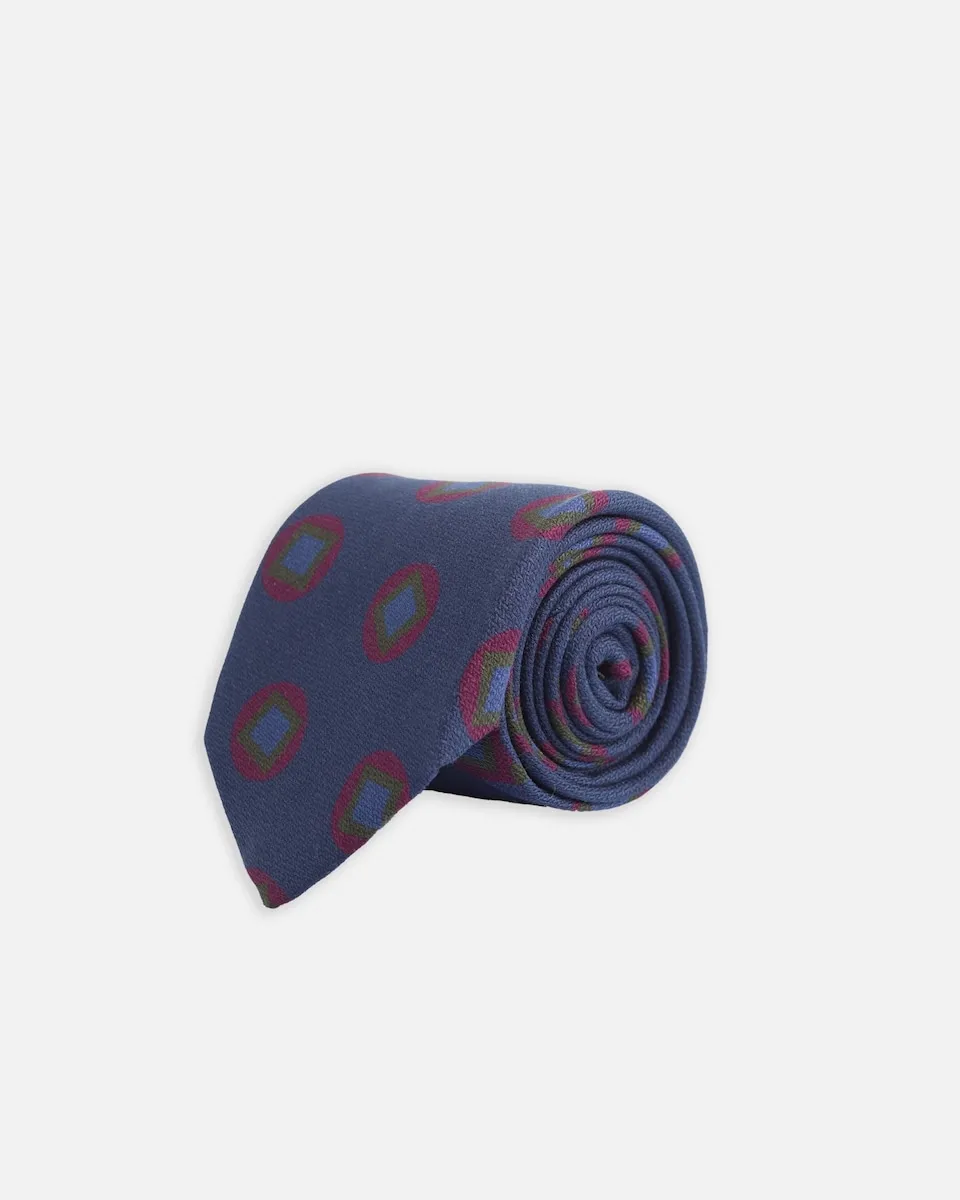 Галстук с узором темно-синий Silbon
Галстук с узором темно-синий Silbon