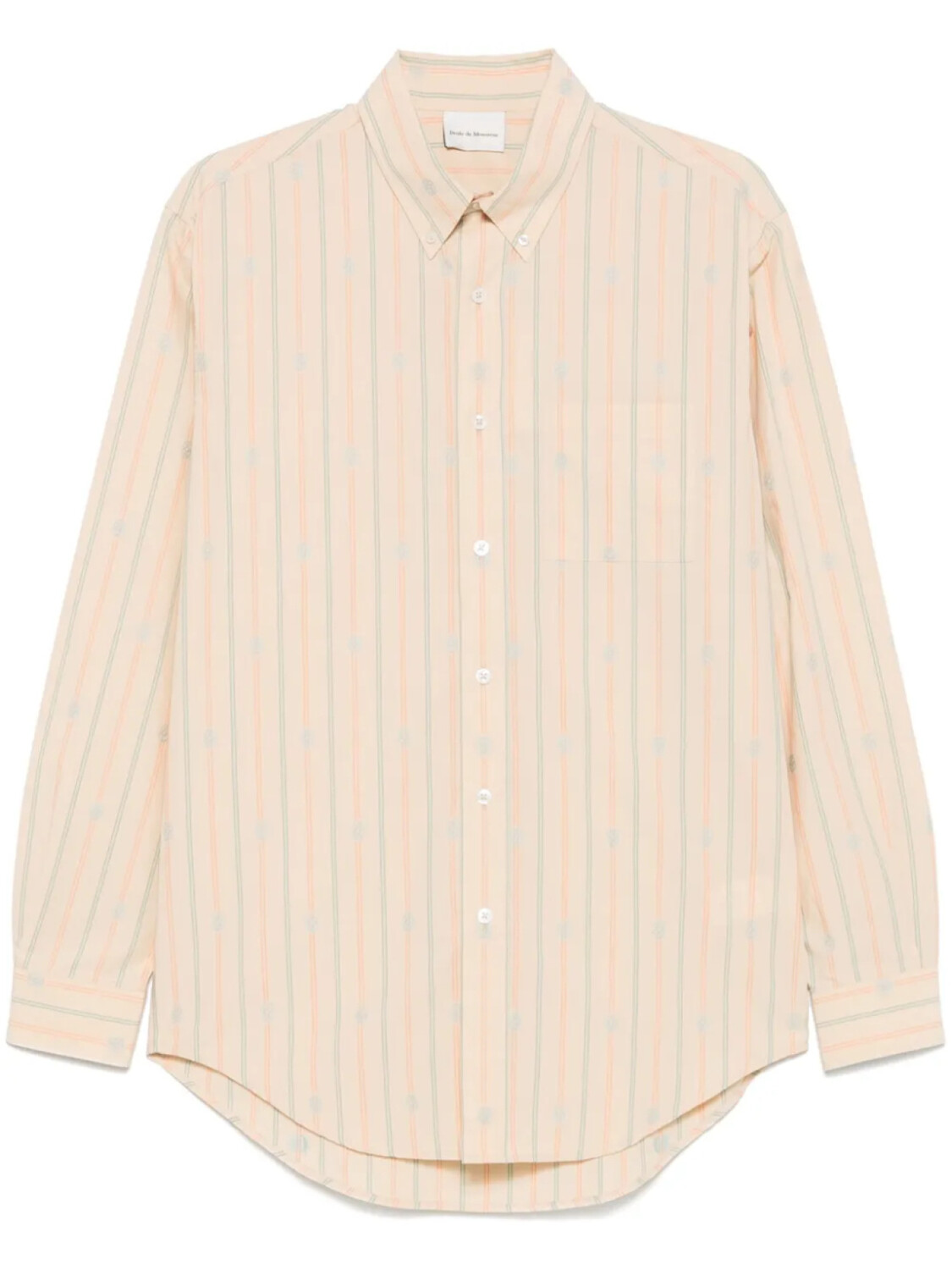 Drôle De Monsieur рубашка с монограммой, нейтральный
Drôle De Monsieur рубашка с монограммой, нейтральный