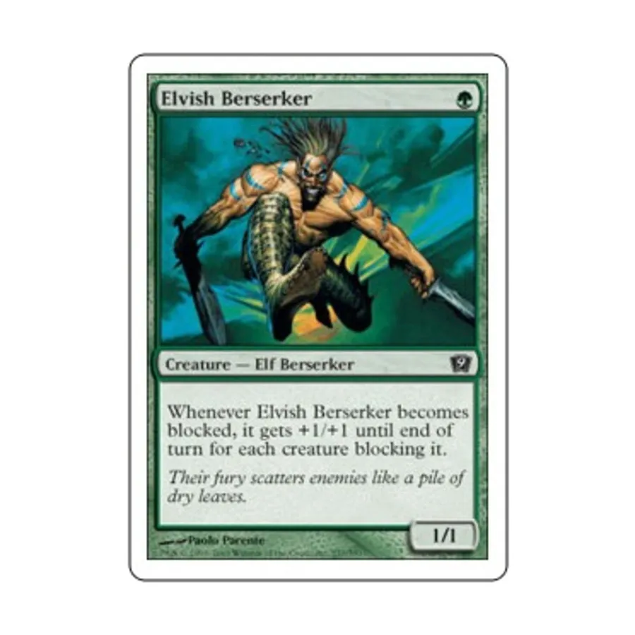 CCG Эльфийский берсерк (клавиша C), MTG - 9th Edition
CCG Эльфийский берсерк (клавиша C), MTG - 9th Edition