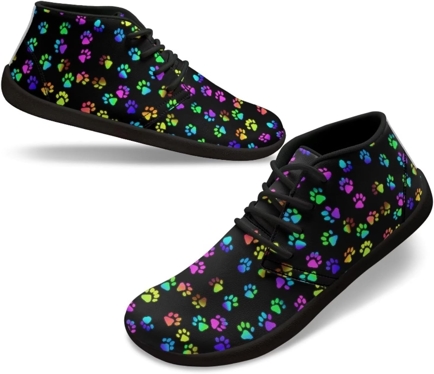 Мужские кроссовки для ходьбы босиком, с широким носком, стильные, с нескользящей подошвой и нулевым перепадом высоты Xixirimido, Colorful Dog Paws
Мужские кроссовки для ходьбы босиком, с широким носком, стильные, с нескользящей подошвой и нулевым перепадом высоты Xixirimido, Colorful Dog Paws