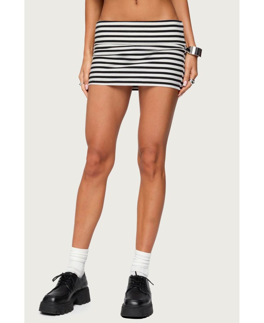 Женская мини-юбка в полоску Rylan со складками Edikted, Black-and-white
Женская мини-юбка в полоску Rylan со складками Edikted, Black-and-white