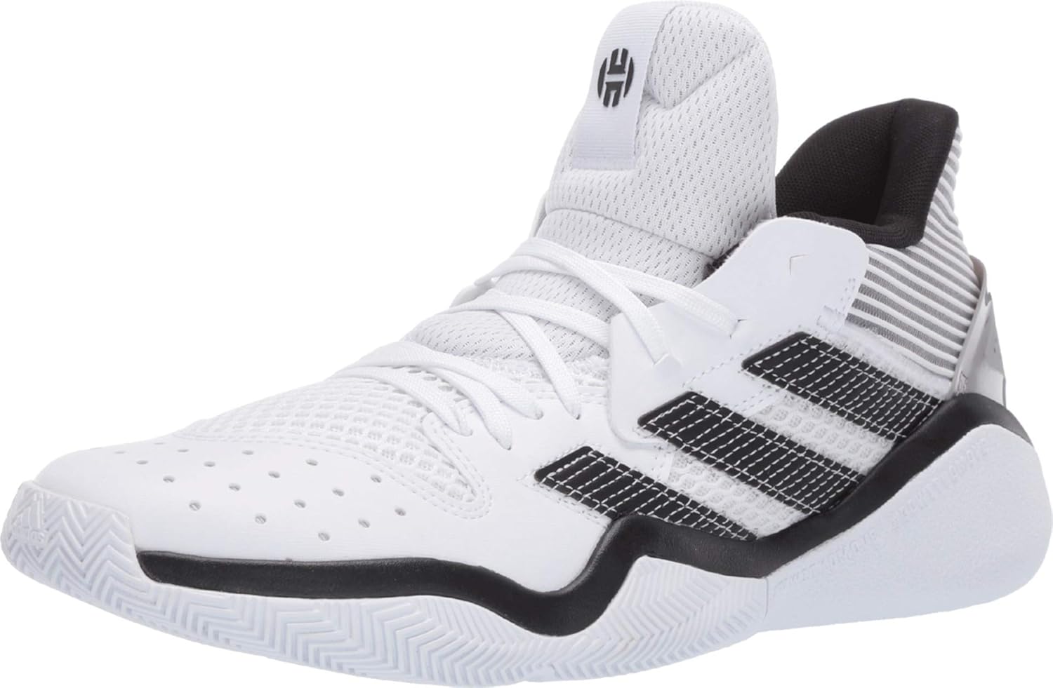 Кроссовки adidas для взрослых унисекс Harden Stepback, белый/черный/серый
Кроссовки adidas для взрослых унисекс Harden Stepback, белый/черный/серый
