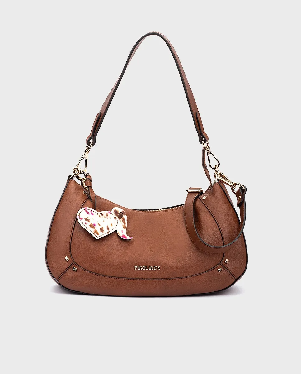Женская коричневая кожаная сумка через плечо La Vecina Rubia Pikolinos
Женская коричневая кожаная сумка через плечо La Vecina Rubia Pikolinos