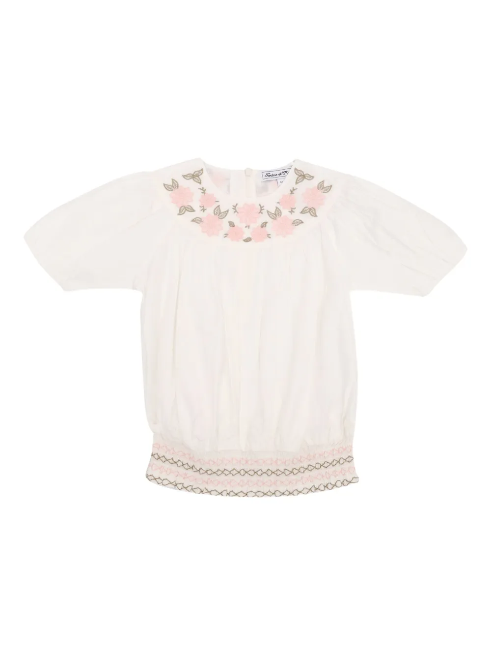 Блузка с вышивкой Tartine Et Chocolat, белый
Блузка с вышивкой Tartine Et Chocolat, белый