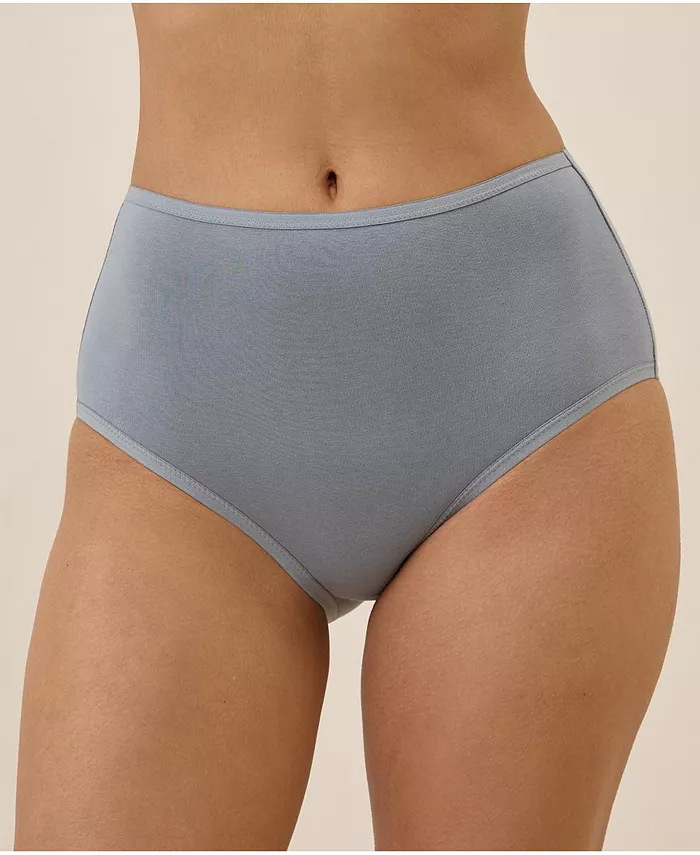Женские повседневные трусы из органического хлопка с высокой талией, упаковка 6 шт Pact, серый
Женские повседневные трусы из органического хлопка с высокой талией, упаковка 6 шт Pact, серый