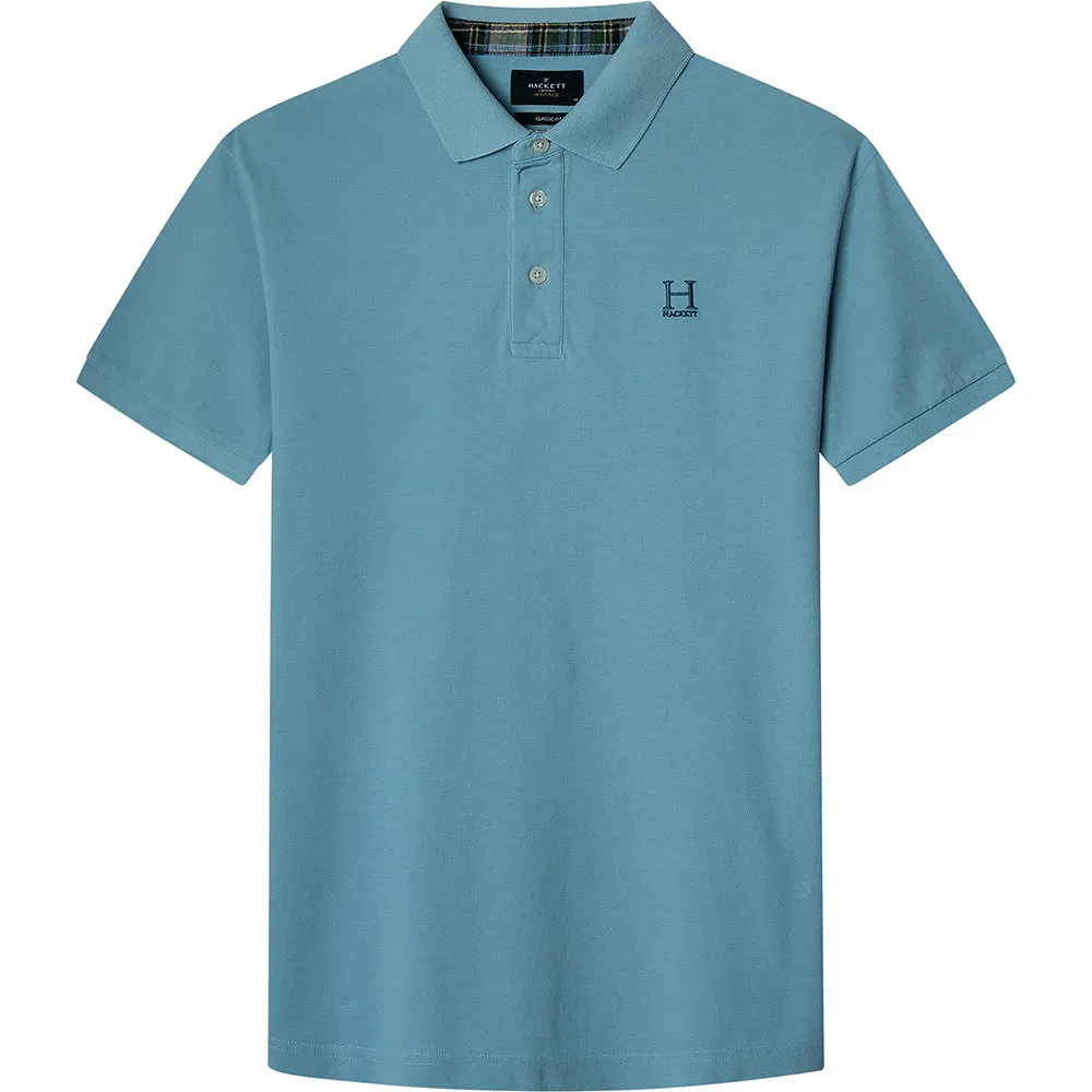 Поло с коротким рукавом Hackett Heritage Madras Trim, синий
Поло с коротким рукавом Hackett Heritage Madras Trim, синий