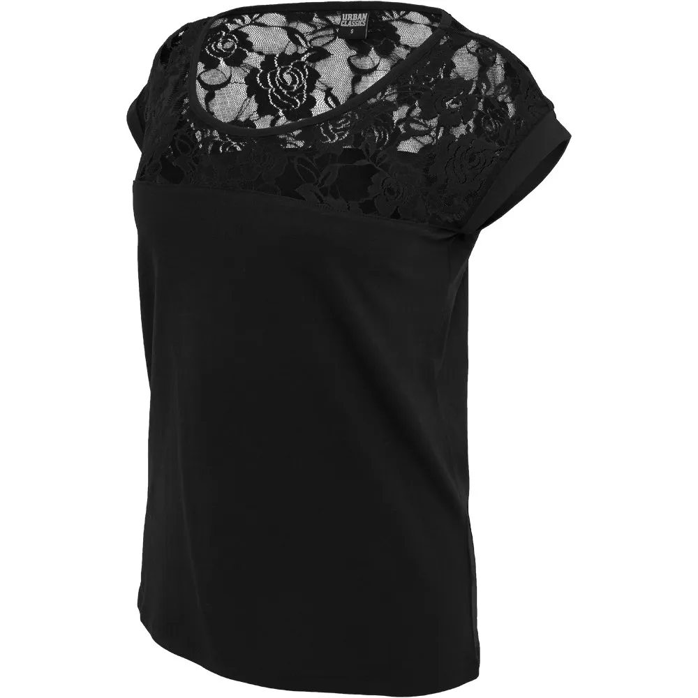 Футболка с коротким рукавом Urban Classics Top Lace, черный
Футболка с коротким рукавом Urban Classics Top Lace, черный