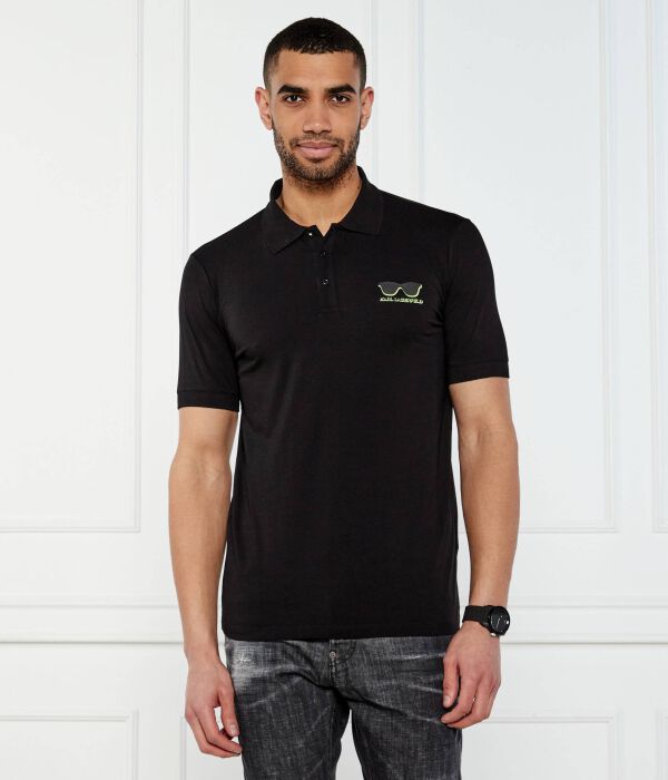 Рубашка поло Regular fit Karl Lagerfeld, черный
Рубашка поло Regular fit Karl Lagerfeld, черный