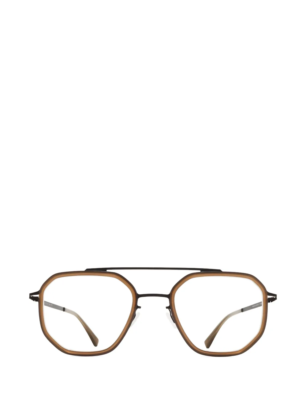 Очки Satu с геометрической оправой Mykita, коричневый
Очки Satu с геометрической оправой Mykita, коричневый
