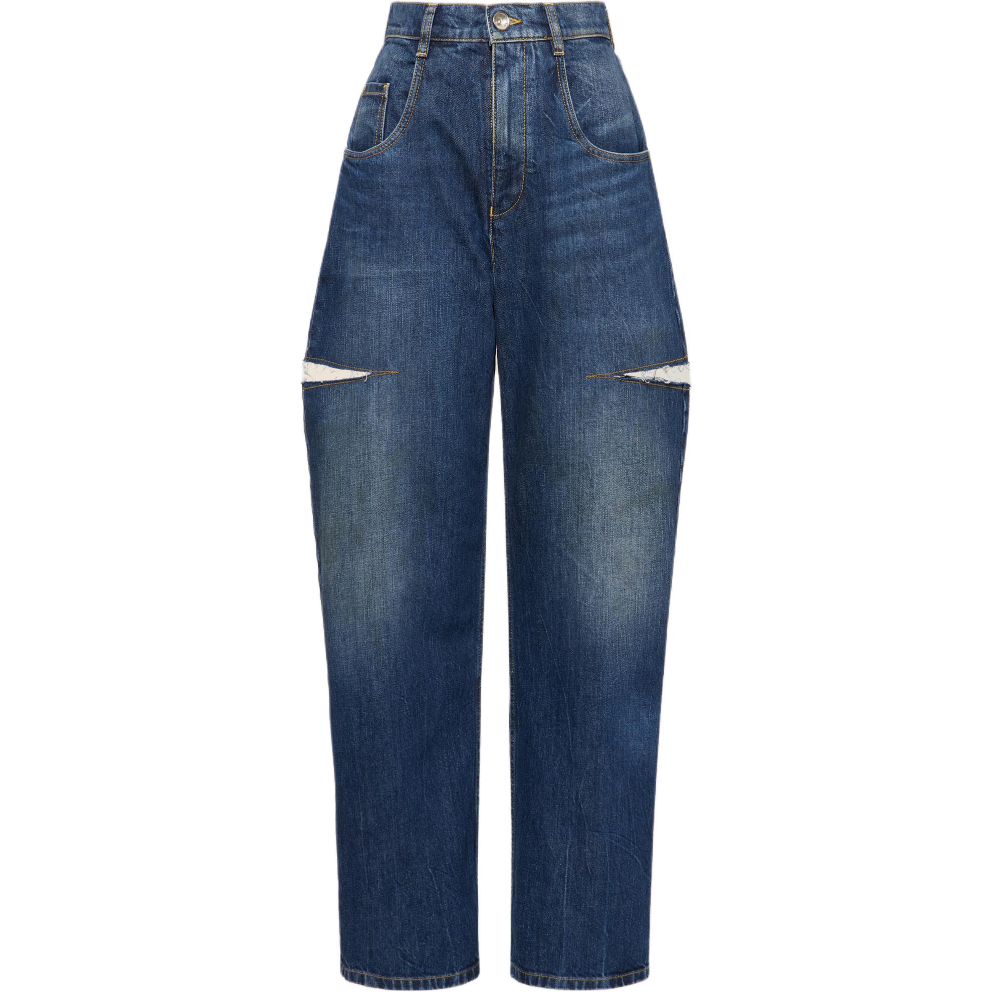 Джинсы с вырезом Maison Margiela, синий
Джинсы с вырезом Maison Margiela, синий
