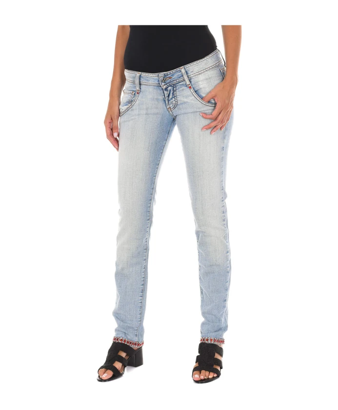 Узкие джинсы с жемчужной отделкой Met, синий
Узкие джинсы с жемчужной отделкой Met, синий