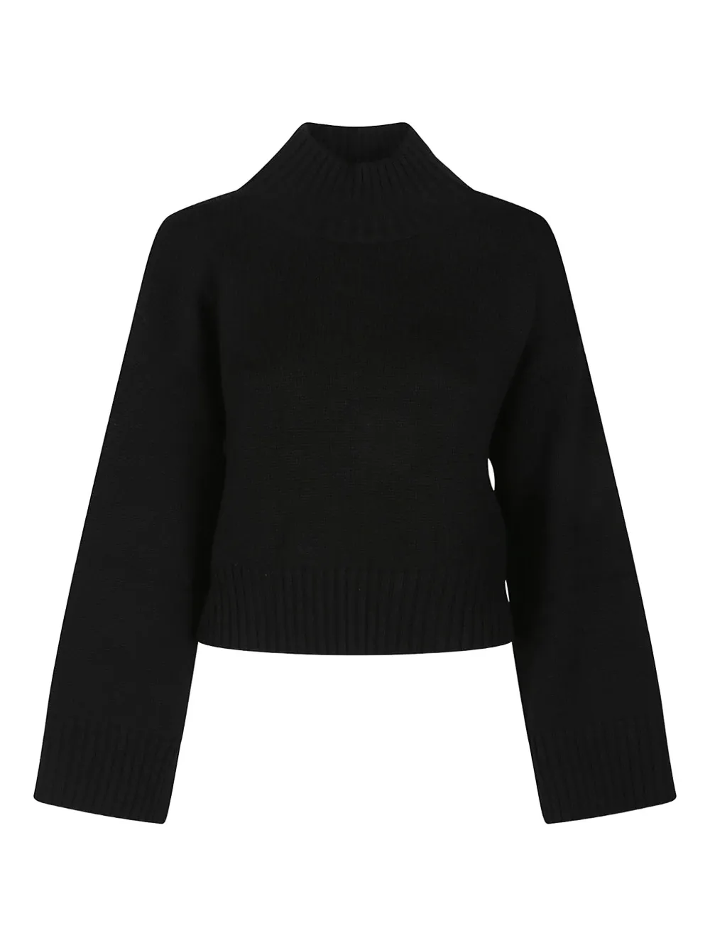 Свитер с высоким воротом и широкими рукавами Fabiana Filippi, черный
Свитер с высоким воротом и широкими рукавами Fabiana Filippi, черный