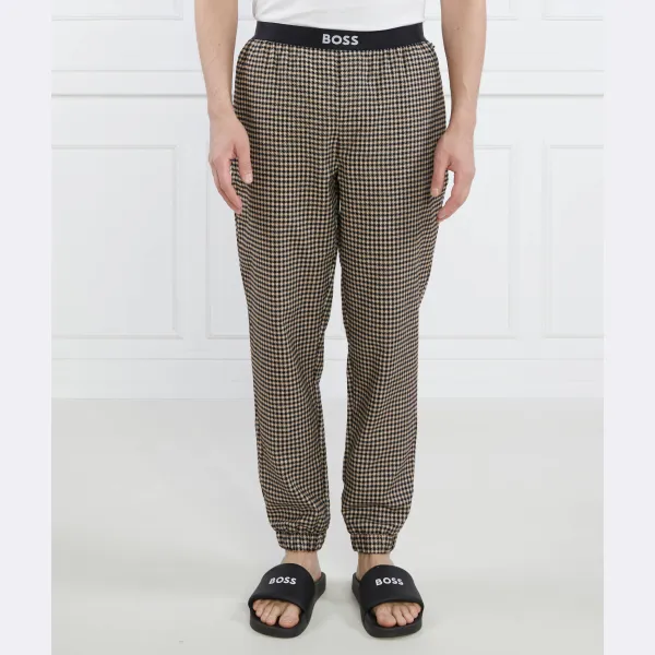 Пижамные брюки стандартного кроя с динамическими манжетами и манжетами Boss, коричневый
Пижамные брюки стандартного кроя с динамическими манжетами и манжетами Boss, коричневый