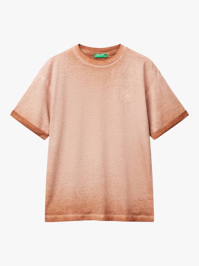 Детская хлопковая футболка с эффектом потертости Benetton, Camel
Детская хлопковая футболка с эффектом потертости Benetton, Camel