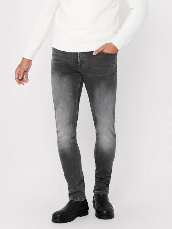 Джинсы узкого кроя Only & Sons, серый
Джинсы узкого кроя Only & Sons, серый