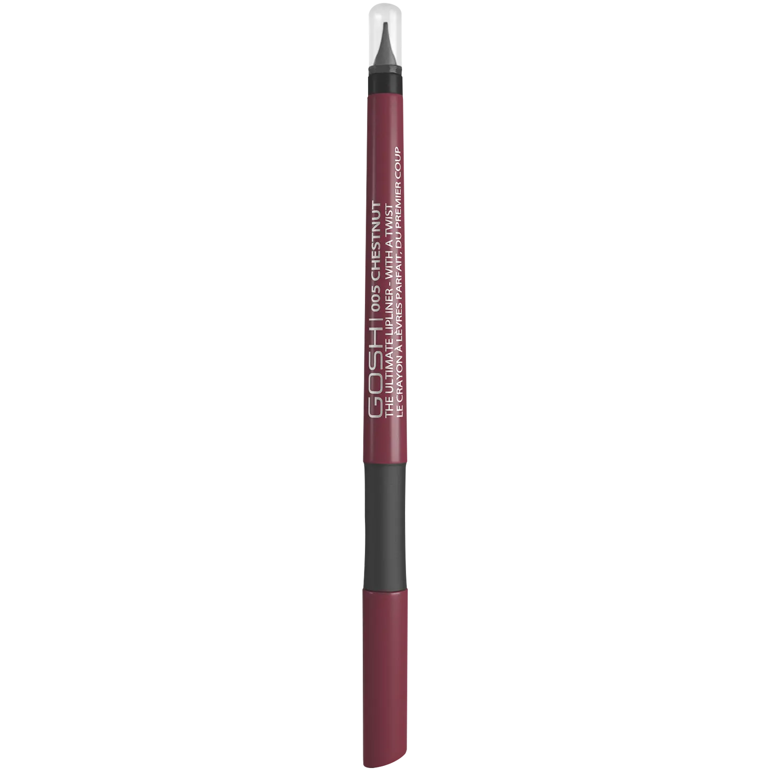 Карандаш для губ каштановый 005 Gosh, 4 гр
Карандаш для губ каштановый 005 Gosh, 4 гр