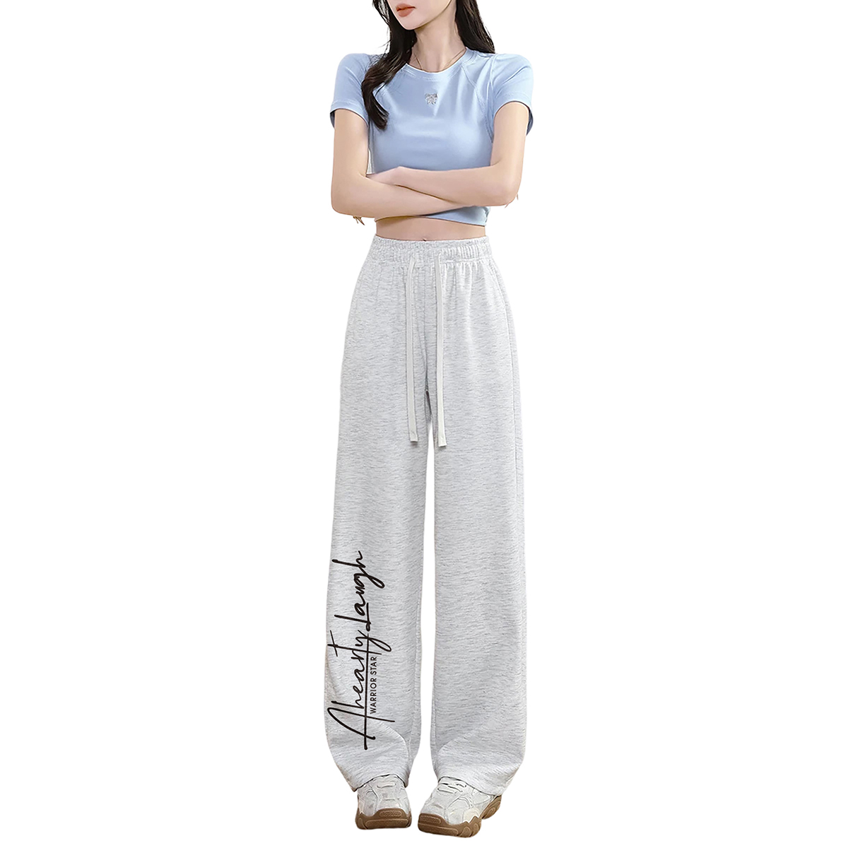 Повседневные брюки женские умеренные Sweatpants WARRIOR, светло-серый
Повседневные брюки женские умеренные Sweatpants WARRIOR, светло-серый