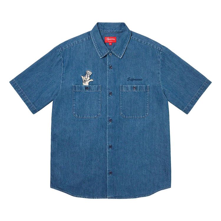 Рубашка Supreme Doughboy Short-Sleeve Work Shirt 'Denim'
Рубашка Supreme Doughboy Short-Sleeve Work Shirt 'Denim'