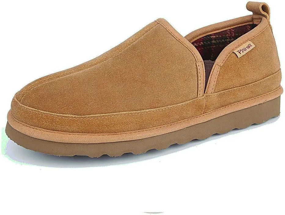 Мужские домашние и уличные тапочки PAMIR из натуральной замши, мокасины на удобной подошве
Мужские домашние и уличные тапочки PAMIR из натуральной замши, мокасины на удобной подошве