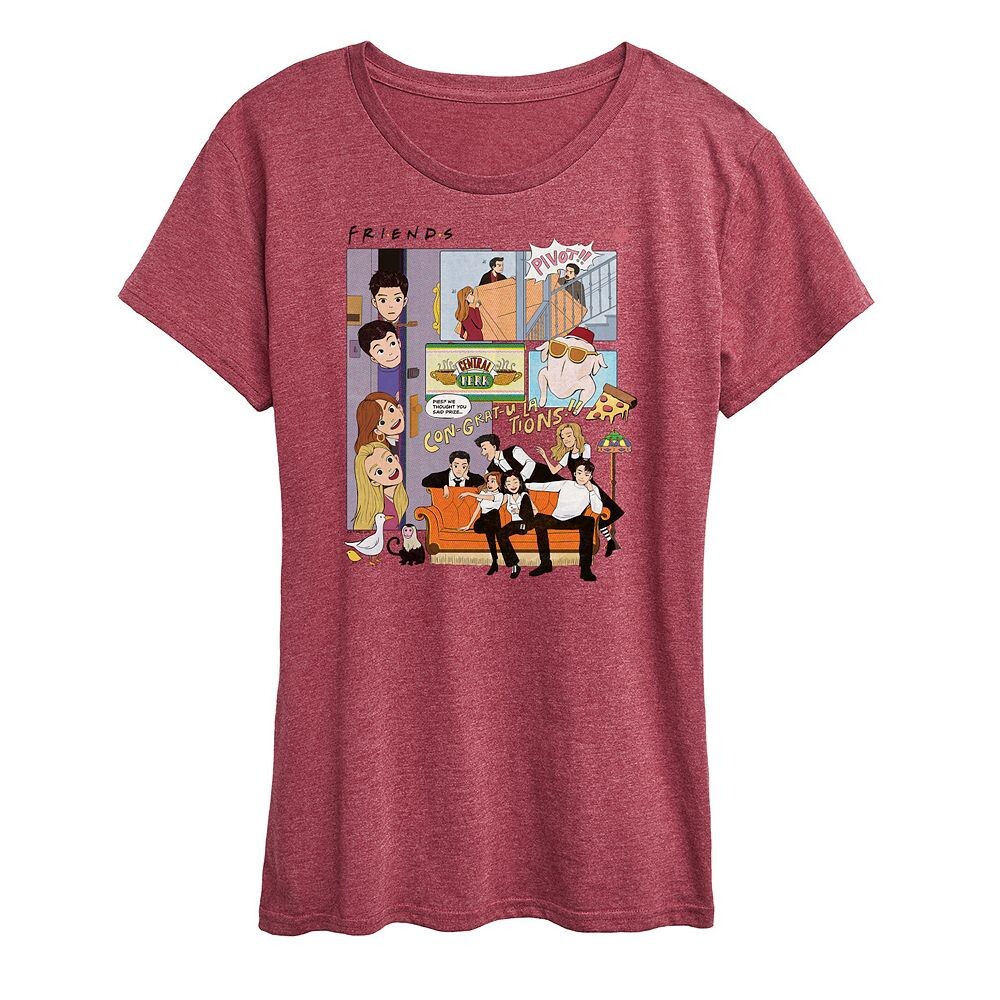 Женская футболка с рисунком Friends 30th Grid Licensed Character, цвет Heather Dark Red
Женская футболка с рисунком Friends 30th Grid Licensed Character, цвет Heather Dark Red