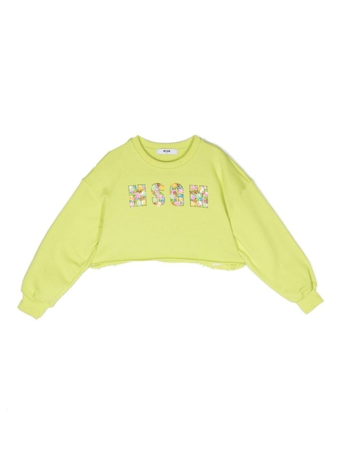 MSGM Kids толстовка с круглым вырезом и пайетками, зеленый
MSGM Kids толстовка с круглым вырезом и пайетками, зеленый