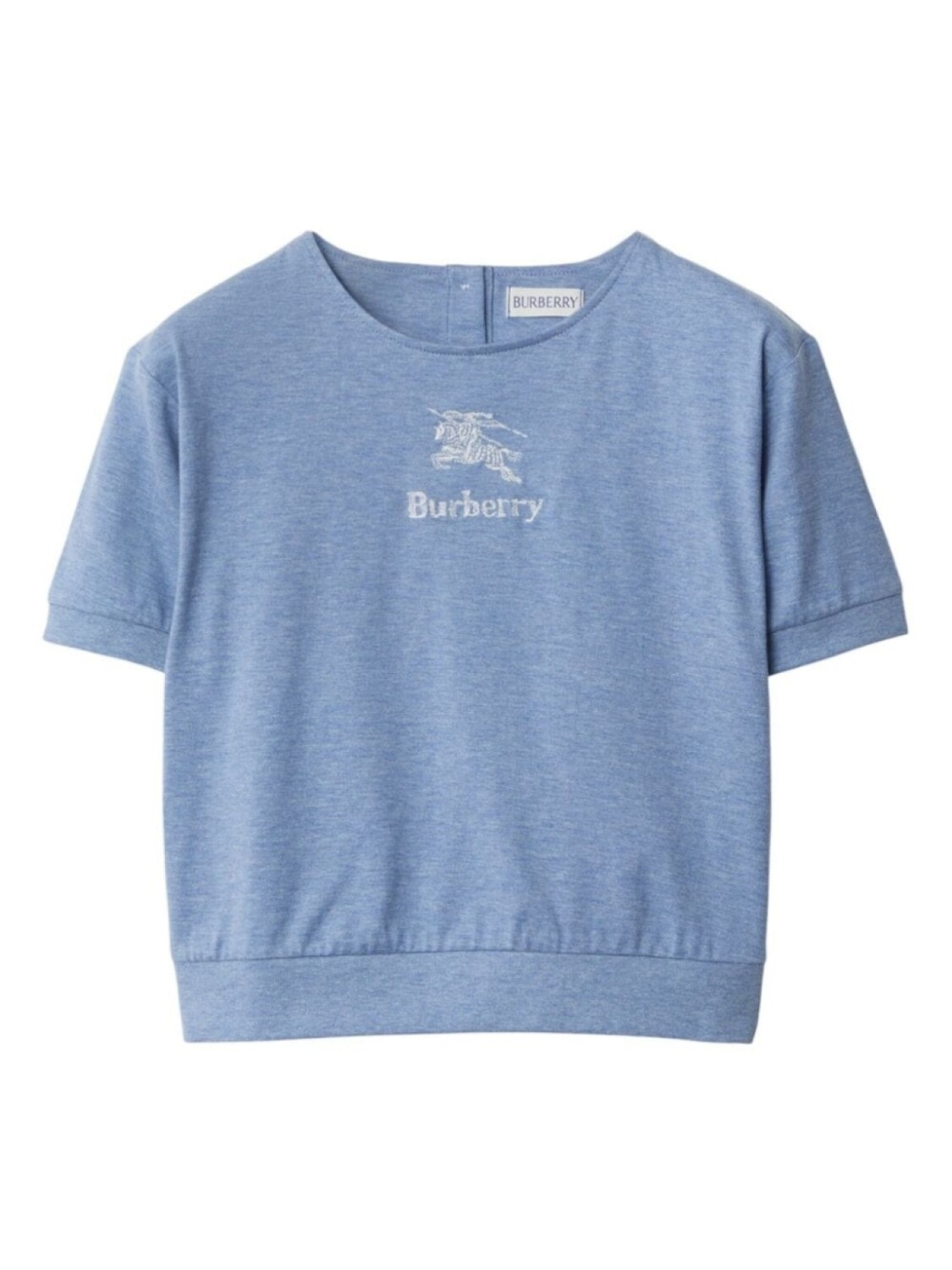 Burberry Kids футболка с вышитым логотипом, синий
Burberry Kids футболка с вышитым логотипом, синий