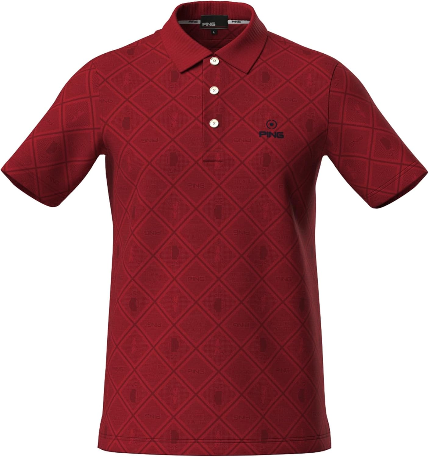 Мужская рубашка-поло с коротким рукавом Ping Apparel (влагоотводящая, быстросохнущая, клетчатый принт) 621-6160403, красный
Мужская рубашка-поло с коротким рукавом Ping Apparel (влагоотводящая, быстросохнущая, клетчатый принт) 621-6160403, красный