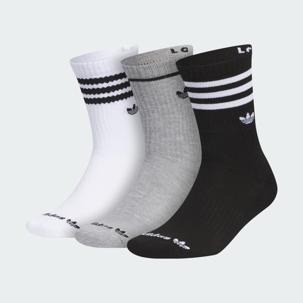 Носки Adidas Originals Roller 3.0 3-Pack Crew Socks, цвет White/Medium Grey Heather/Black
Носки Adidas Originals Roller 3.0 3-Pack Crew Socks, цвет White/Medium Grey Heather/Black