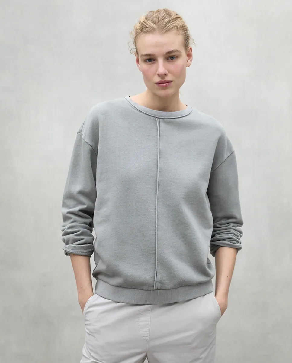 Женская толстовка с круглым вырезом и спущенными плечами Ecoalf, светло-серый
Женская толстовка с круглым вырезом и спущенными плечами Ecoalf, светло-серый