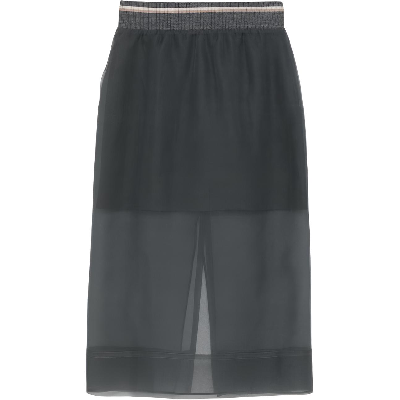 Полупрозрачная миди-юбка Brunello Cucinelli, серый
Полупрозрачная миди-юбка Brunello Cucinelli, серый