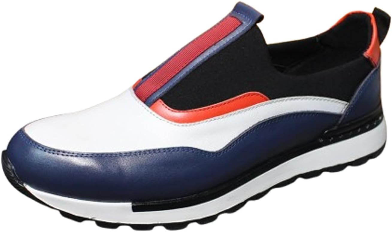 Мужские слипоны из кожи Santimon - повседневные кроссовки для ходьбы с эластичным верхом и мягкой подошвой, удобные лоферы для путешествий и деловых поездок, синий
Мужские слипоны из кожи Santimon - повседневные кроссовки для ходьбы с эластичным верхом и мягкой подошвой, удобные лоферы для путешествий и деловых поездок, синий